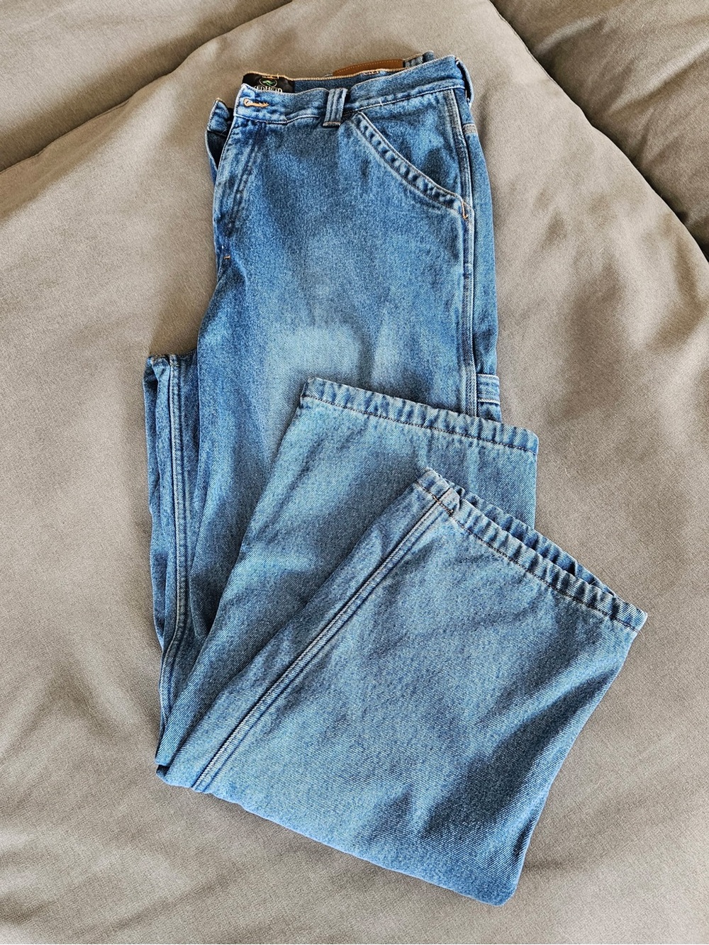 RedHead Light Blue Flannel Lined Denim Jeans